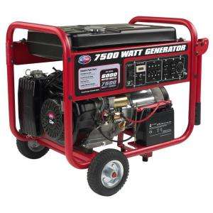 All Power 7500 Watt 13 HP Portable Generator with Mobility Cart 