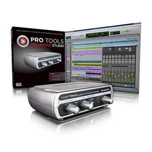 AVID Recording Studio Audiobearbeitungs Soft  und Hardware Fast Track 