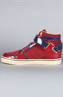 adidas The AdiRise Mid Sneaker in Cardinal New Navy Tan Blend 