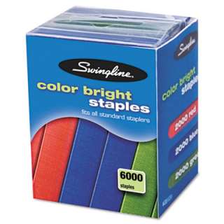 6000 Swingline Color Bright Staples 074711351232  