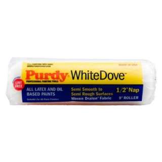 Purdy White Dove 9 in. x 1/2 in. Fabric Roller Cover 14A670093 at The 