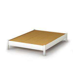   Story Pure White Full Size Platform Bed 3050204 