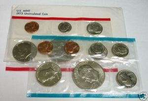 1973 US Mint Uncirculated Coin Set  
