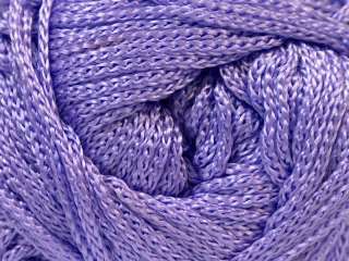  of 4 x 100gr Skeins ICE MACRAME CORD Hand Knitting Yarn Lilac  