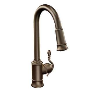   Handle Pull Down Kitchen Faucet featuring Reflex in Oil Rubbed Bronze