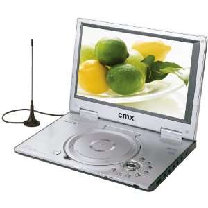 CMX PDT 4102 Tragbarer DVD Player mit DVB T Tuner (25.9 cm LC Display 