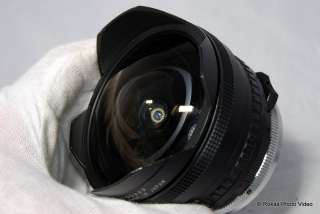 Nikon F Sigma 16mm f2.8 lens Fisheye XQ w/ T screw mount apdapter 