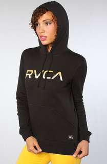 RVCA The Big RVCA Fade Hoody in Black  Karmaloop   Global 