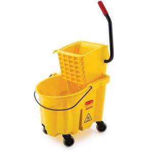 Rubbermaid Commercial Products WaveBrake 26 qt. Mop Bucket and Side 