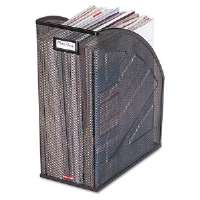 Click to view Nestable Rolled Mesh Steel Jumbo Magazine File, 5 7/8 x 