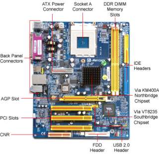 Mercury KVM26 Via Socket A MicroATX Motherboard / Audio / AGP 8x 