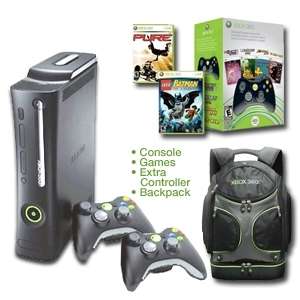 Microsoft Xbox360 Elite Holiday Bundle   Xbox360 Elite, Wireless 