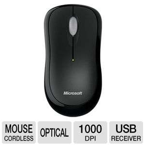 Microsoft 2TF 00002 Wireless Mouse 1000   2.4 GHz, 1000 dpi, Snap in 