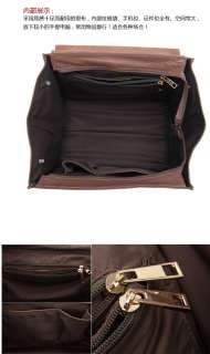 Trapeze Bag Genuine Leather Handbag Womens Satchel Tote Bag 1533 