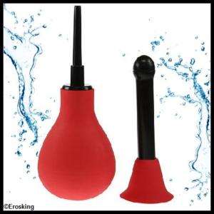 Unisex Intimdusche Analdusche Klistierspritze 3tlg. Rot  