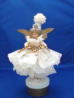 Original Susan Arnot Batting Christmas angel doll  