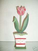 Holz Deko Blume Tulpe klein von Land Art *NEU*  