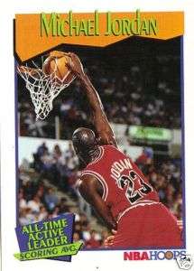 1991 2 NBA HOOPS   Michael Jordan Scoring Leader #536  