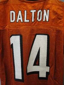 NEW Andy DALTON #14 Cincinnati BENGALS YOUTH Small S 8 REEBOK Orange 