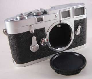 Leica Leitz M3 Double Stroke Chrome Camera Body *EXC CONDITON 