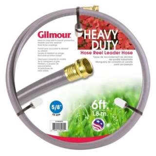 Gilmour 5/8 in. x 6 ft. Hose Reel Leader Hose 10 58006HD at The Home 