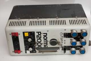 NORMAN P2000D POWER PACK USED 2000WS STROBE FLASH STUDIO LIGHTING 
