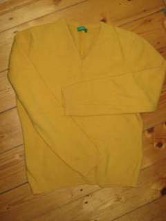 Benetton Pullover gelb in Frankfurt (Main)   Bornheim  Kleidung Damen 