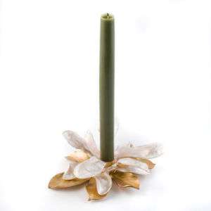 Magnolia Flower Candle Holder by Michael Michaud  