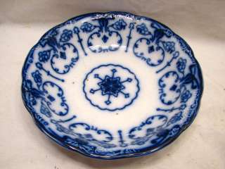 CONWAY NEW WHARF POTTERY FLOW BLUE VEGETABLE BOWL  