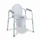 Bedside Commode Toilet Seat Chair Frame Steel Commode NEW