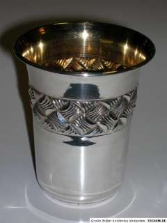Becher Sterling Silber 925 innen vergoldet Silberbecher  