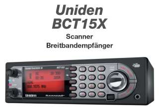 Uniden Bearcat BCT15X Funkscanner 25 1300 MHz+Software  
