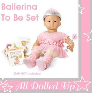 New AMERICAN GIRL Bitty BABY BALLERINA To Be Set Outfit NIB Ballet 