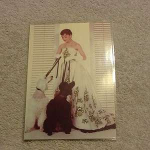 Audrey Hepburn w/ 2 Poodles Post Card from Japan Licensed No.82  