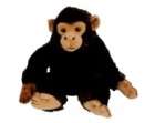 Nicotoy Plüsch sitzender Schimpanse 25 cm Nr. 5825013