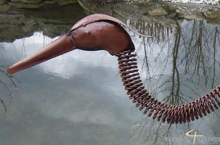 Kranich aus Metall Garten Dekoration Vögel H82cm Neu  