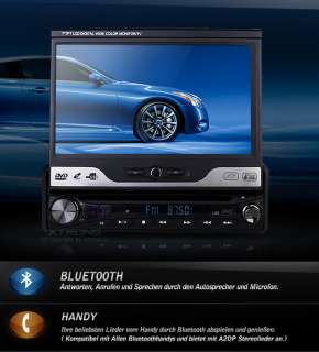 Autoradio DVD Touchscreen Bluetooth  1 DIN SD USB  