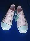   Glory Pink Canvas Laceless Sneakers Tennis Shoes NWT School sz 13
