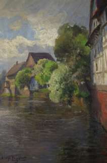 Original Gemälde des Norddeutschen Malers Siehl Freystett 