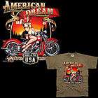 Biker Motorrad Rocker Hawg Fun T Shirt 4304 braun Artikel im V8 CRUZIN 