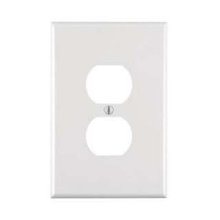   Gang White Jumbo Outlet Wall Plate R52 88103 00W 