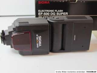 SIGMA EF 500 DG Super EO ETTL II für Canon (0085126922498)  