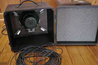 Vintage WWII Army DeVry 16mm Film Sound Tube Amp Projector w/ Extra 