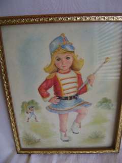 MetalCraft Corp VINTAGE Little Girl 3D from the 1950s  