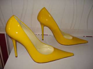 High Heel** 1969 NEU Gr.41 GELB lack NP 315€ in Hessen 