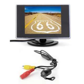 LCD TFT Car Monitor+Color CMD Rear View Camera  