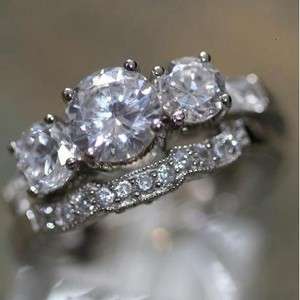   PRESENT FUTURE ANTIQUE STYLE RING BAND SET FREE Ship FREE Sizing SALE