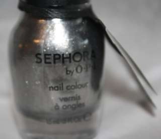 New Sephora OPI Nail Polish Laquer Varnish Blasted Silver Metallic 