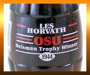 OSU Buckeye LES HORVATH Heisman Winner Coca Cola Bottle  
