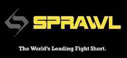 Sprawl FS2 BJJ Jui Jitsu UFC Fight Shorts GRAY/CHAR/RED Size 30 